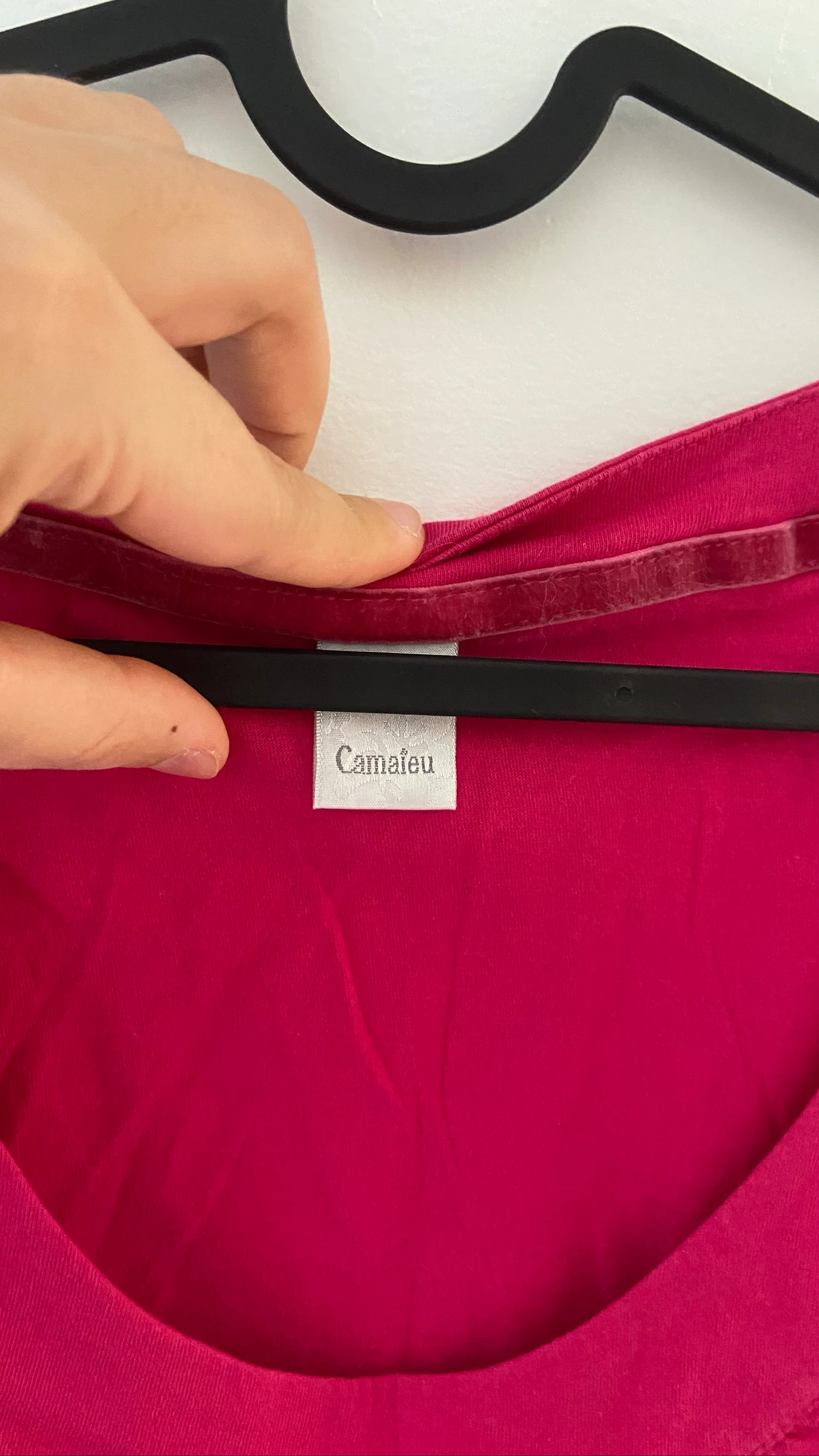 Débardeur rose fuchsia fluide taille XL – photo 5
